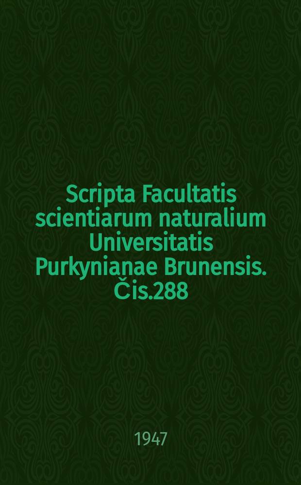 Scripta Facultatis scientiarum naturalium Universitatis Purkynianae Brunensis. Čis.288 : Nejstarší eugenické postřehy