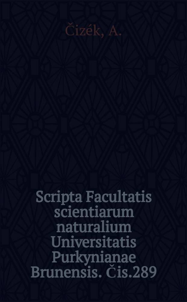 Scripta Facultatis scientiarum naturalium Universitatis Purkynianae Brunensis. Čis.289 : Thermoelastické zjevy