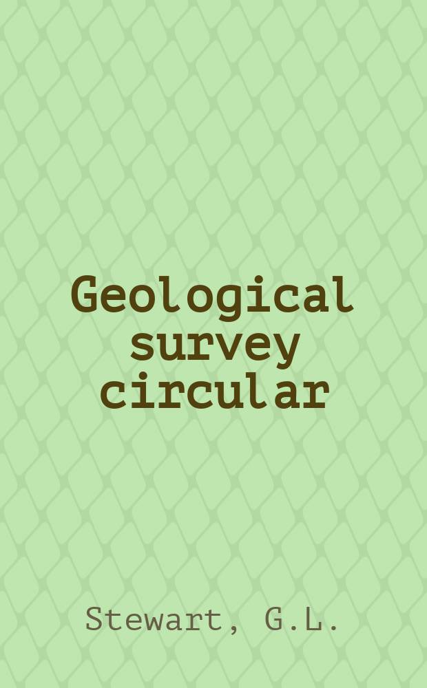 Geological survey circular : Tritium rainout over the United...