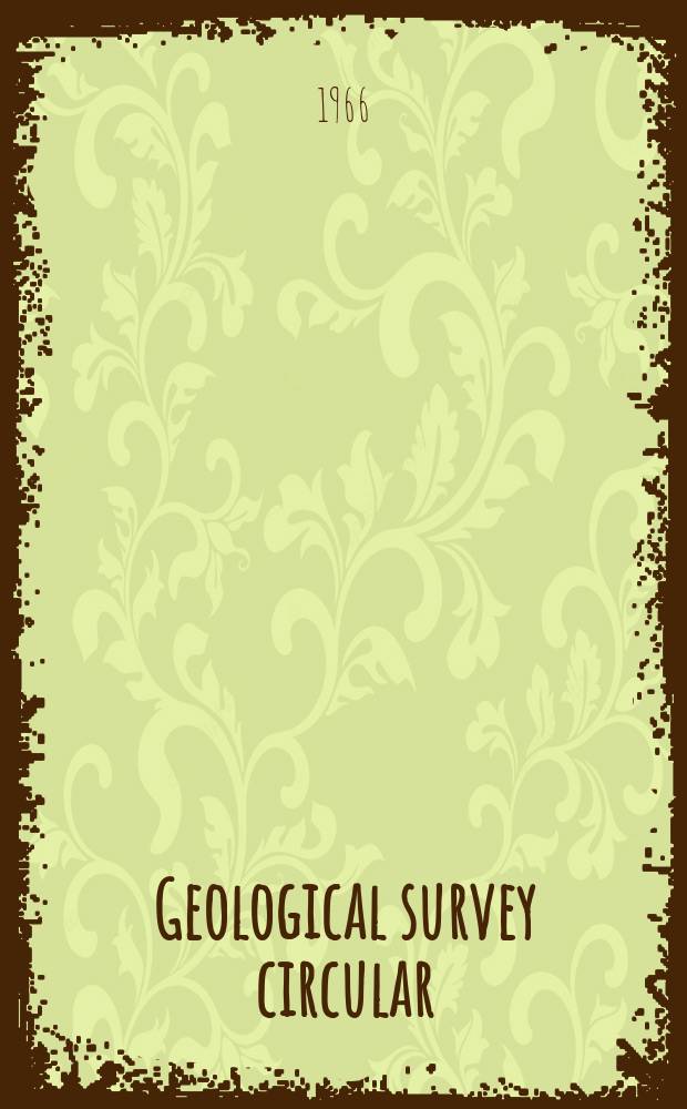 Geological survey circular : Gravimetric effects of petroleum...