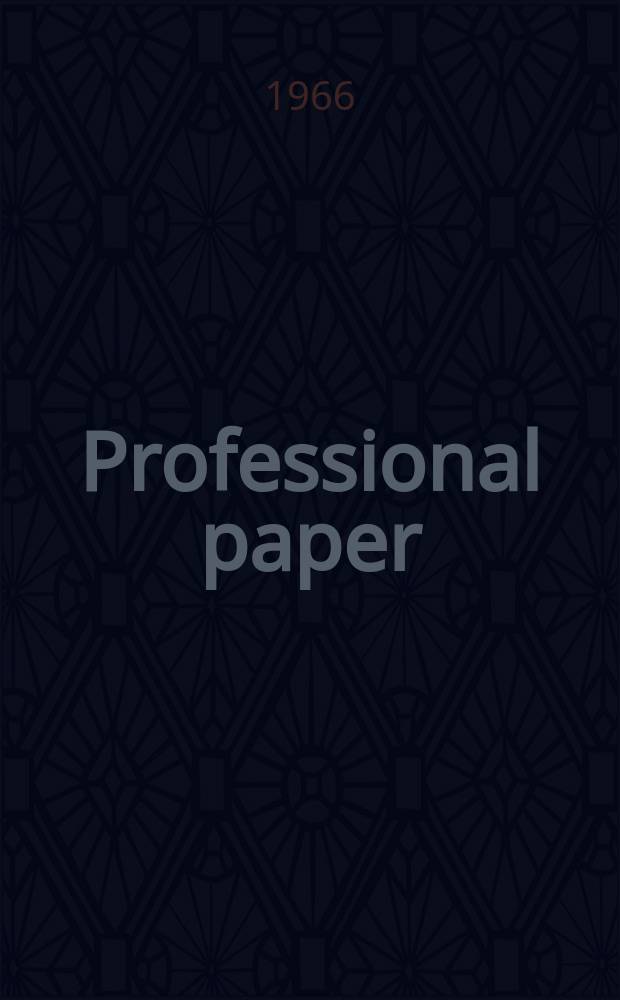 Professional paper