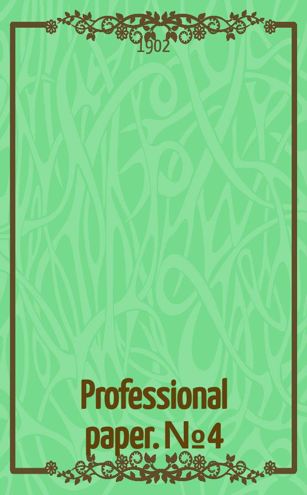 Professional paper. №4 : The forests of Oregon