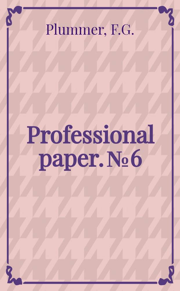 Professional paper. №6 : Forest conditions in the Cascade Range, Washington
