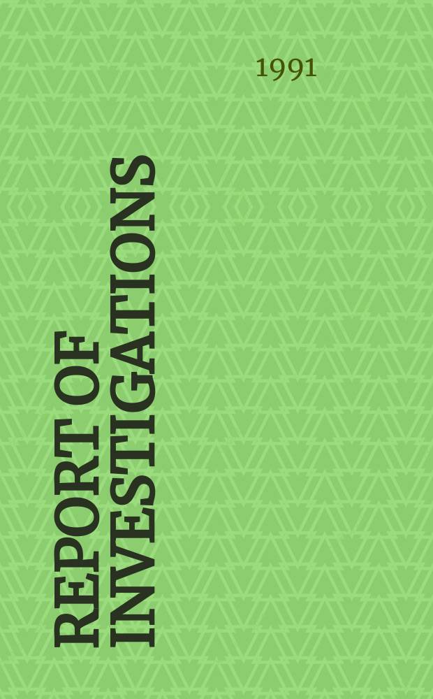 Report of investigations : Optical rock dust meter field evaluation