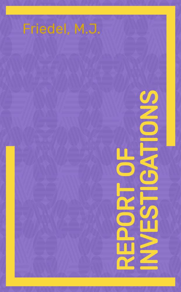 Report of investigations : Modeling in situ copper leaching in an unsaturated ...