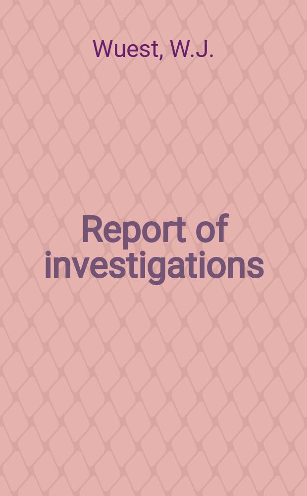 Report of investigations : Time effects on resin-grouted bolt anchorage characteristics