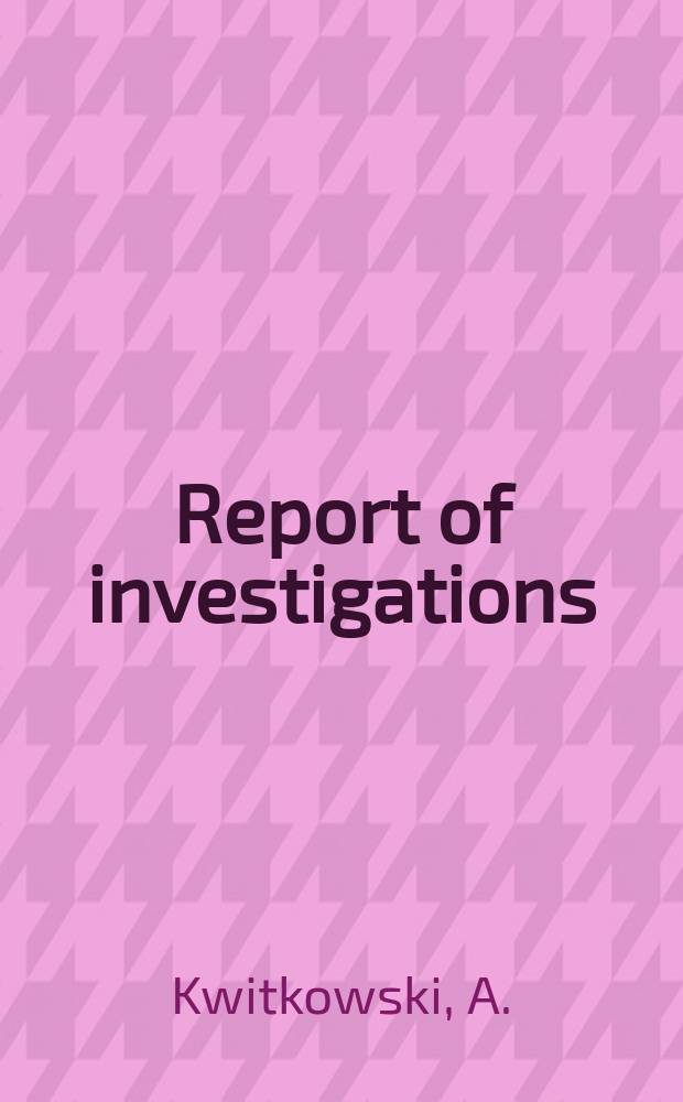Report of investigations : Teleoperation of a highwall mining system