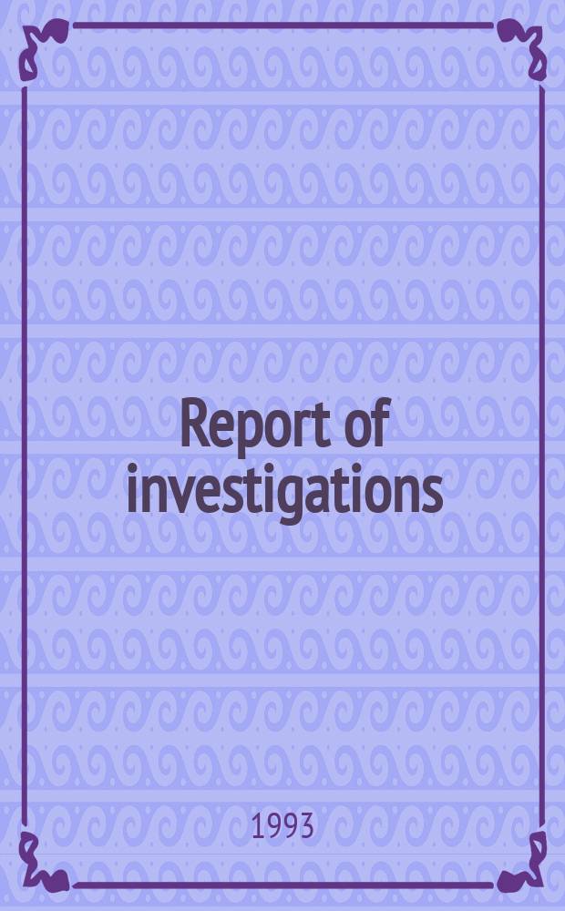 Report of investigations : Gob and gate road reaction to longwall mining in bump-prone strata