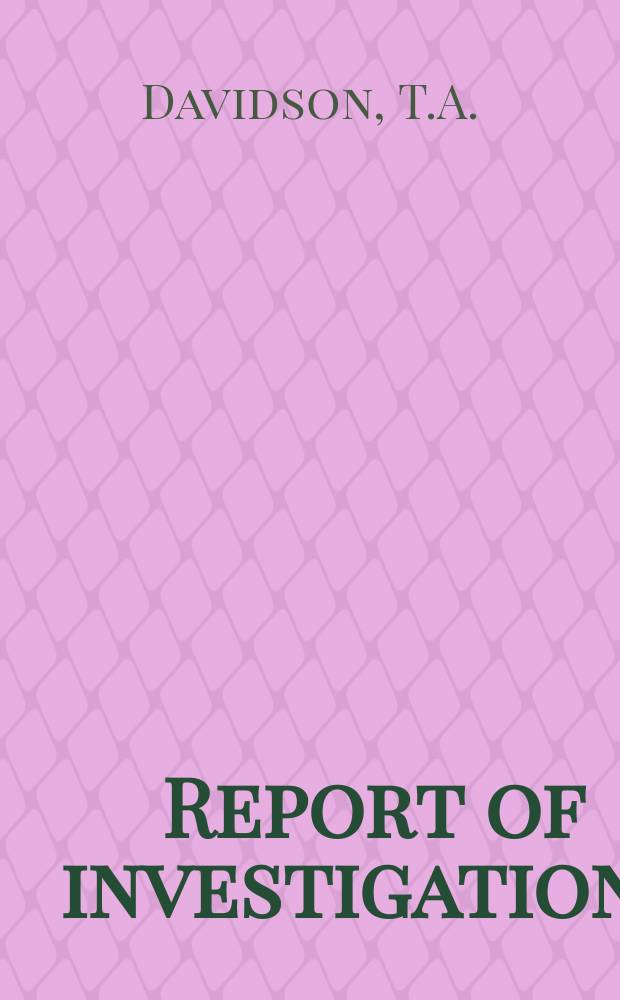 Report of investigations : A simple and accurate method for calculating viscosity ...