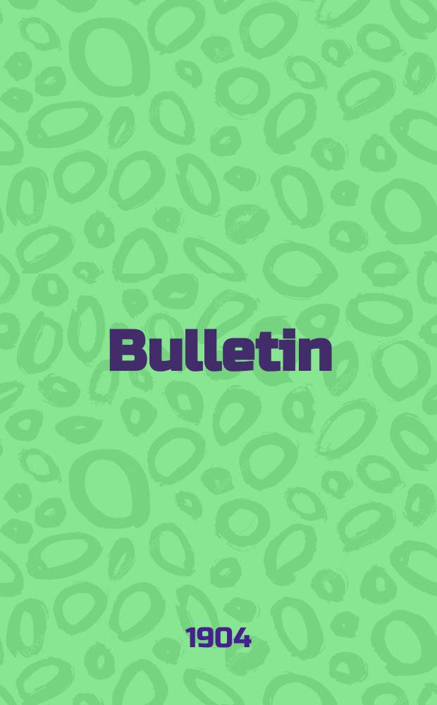 Bulletin