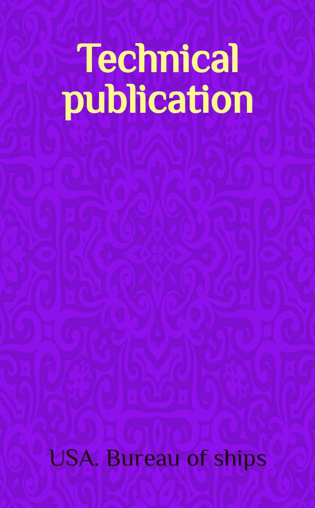 Technical publication