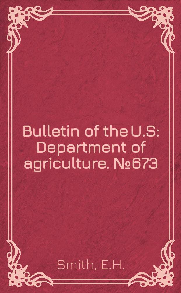 Bulletin of the U.S : Department of agriculture. №673 : Production of lumber, latb and shingles in 1916
