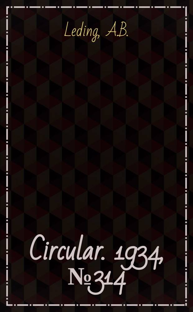 Circular. 1934, №314 : Community production of acala cotton in New Mexico