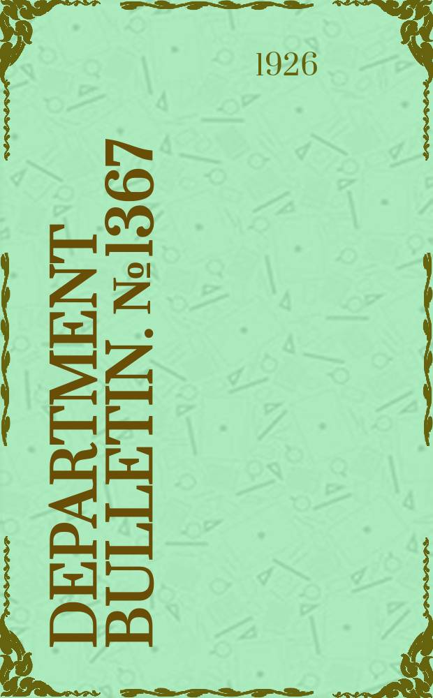 Department bulletin. №1367 : Coloring citrus fruit in Florida
