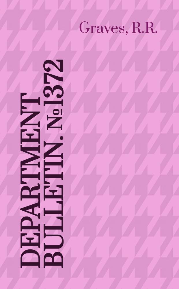 Department bulletin. №1372 : Transmitting ability of twenty-three Holstein-Friesian sires