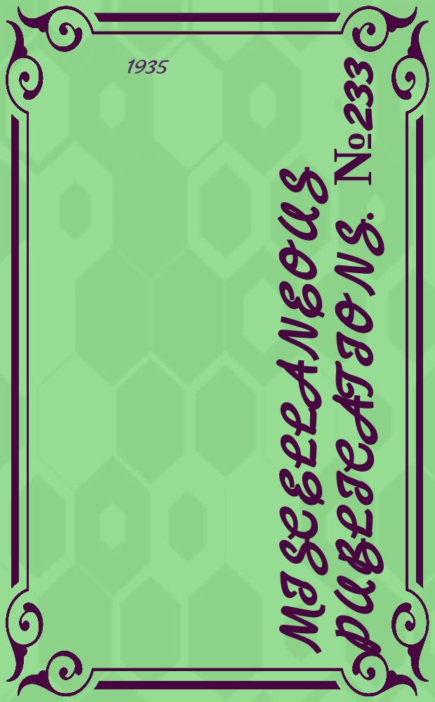 Miscellaneous publications. №233 : List of technical workers in the Department of agriculture and culture of department functions