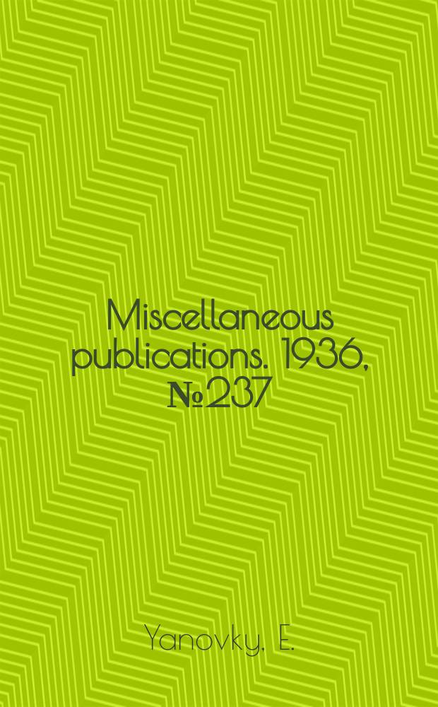 Miscellaneous publications. 1936, №237 : Food plants of the North American Indians
