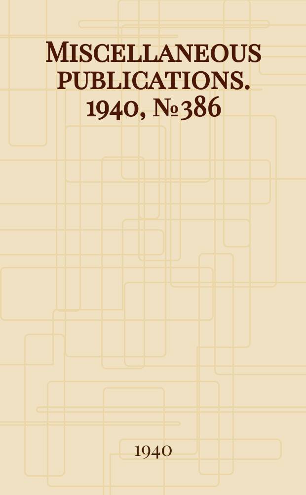 Miscellaneous publications. 1940, №386 : Packaging sliced cheddar & Swiss cheese in cans for Sandwich dispensers