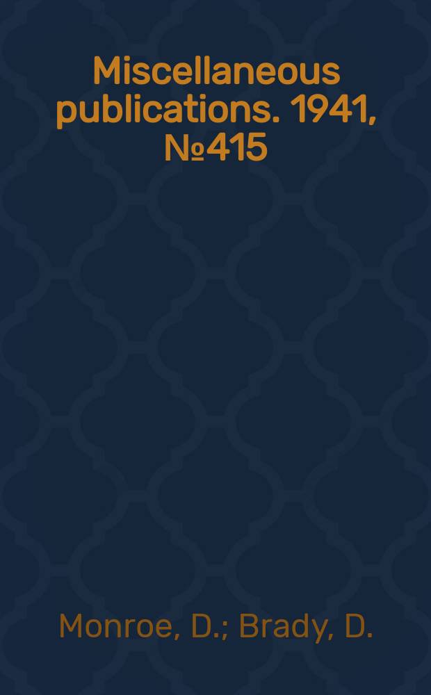 Miscellaneous publications. 1941, №415 : Family expenditures for automobile & other transportation five regions