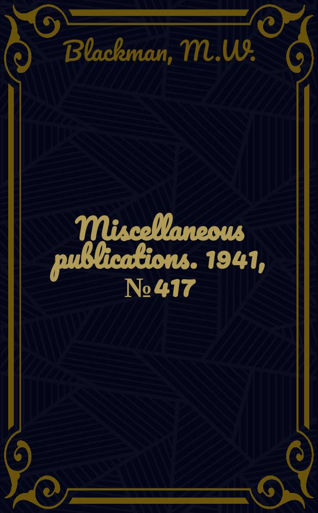 Miscellaneous publications. 1941, №417 : Bark beetles of the genus Hyalites Erickson in North America