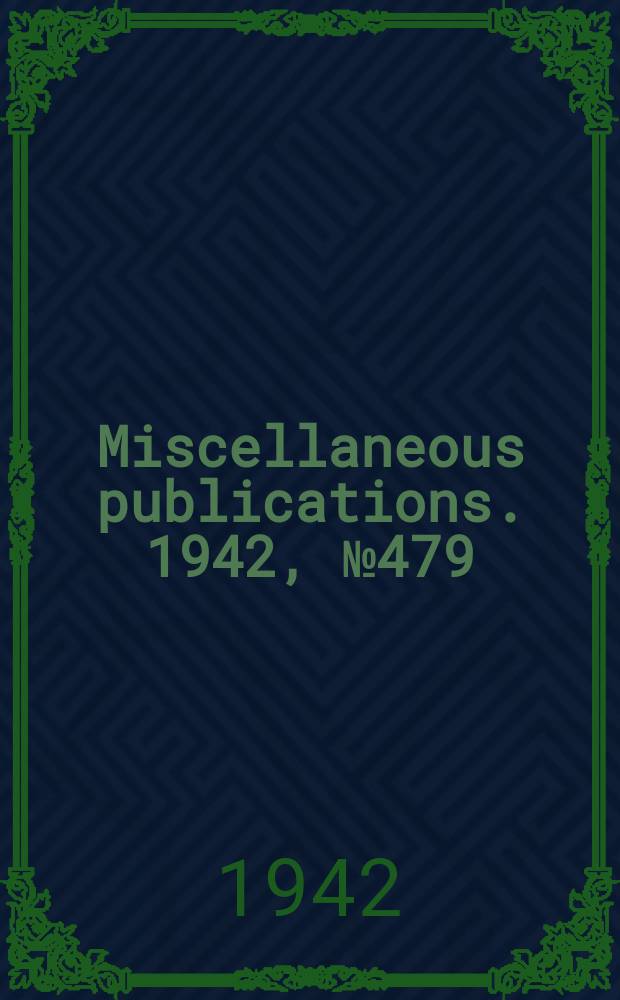 Miscellaneous publications. 1942, №479 : A camera report on El Cerrito a typical Spanish -American community in New Mexico