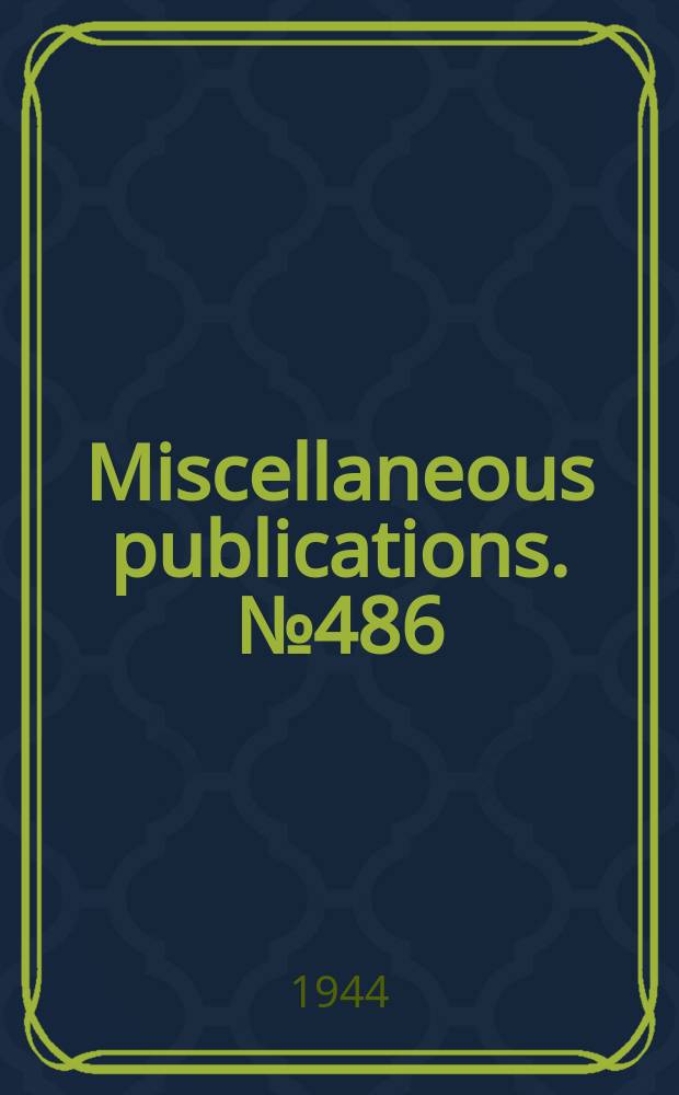 Miscellaneous publications. №486 : Teamwork's to save soil and increase production