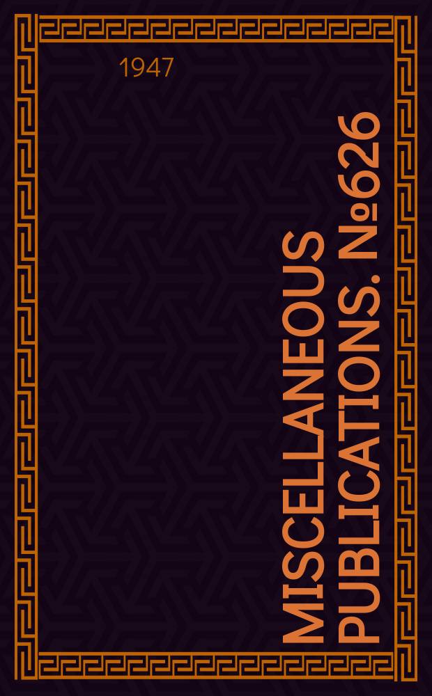 Miscellaneous publications. №626 : Handbook on insect enemies of flowers and shrubs