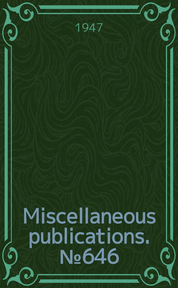 Miscellaneous publications. №646 : A step-saving U kitchen