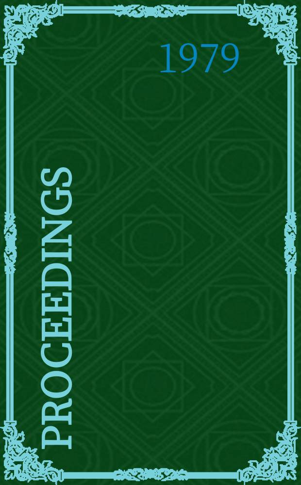 [Proceedings]