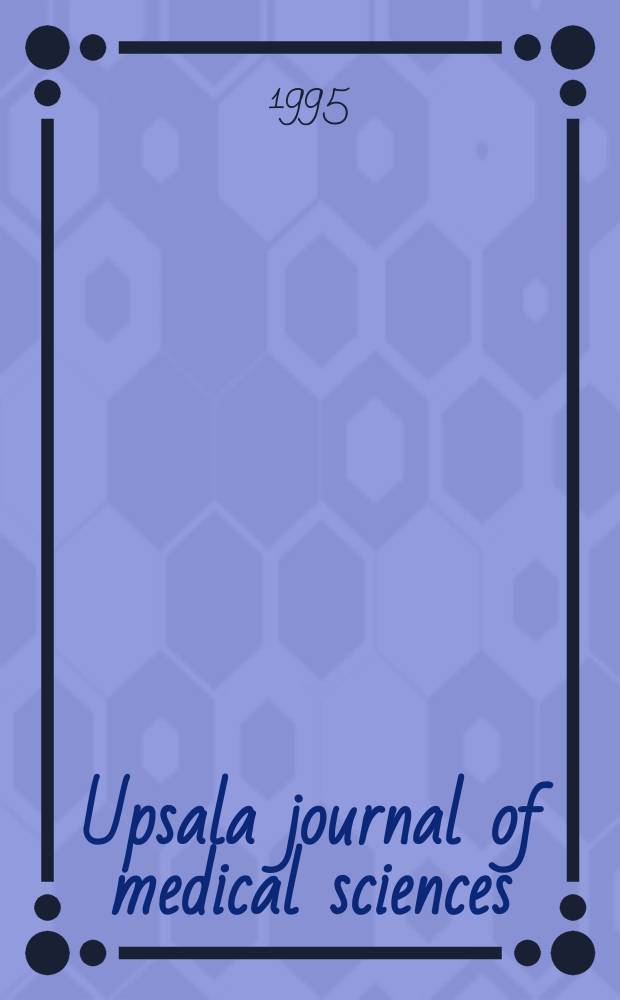 Upsala journal of medical sciences : Publ. by the Upsala medical soc. Cont. of Acta Societatis medicorum Upsaliensis Founded in 1865. Vol.100, №1 : The life and scientific achievements of Torsten Teorell