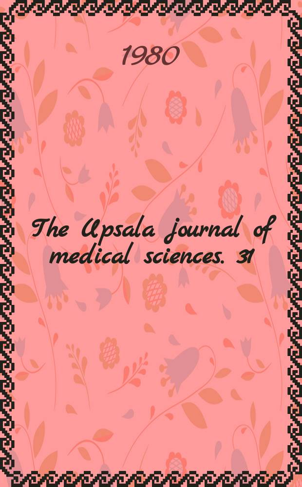 The Upsala journal of medical sciences. 31 : Scandinavian migraine society