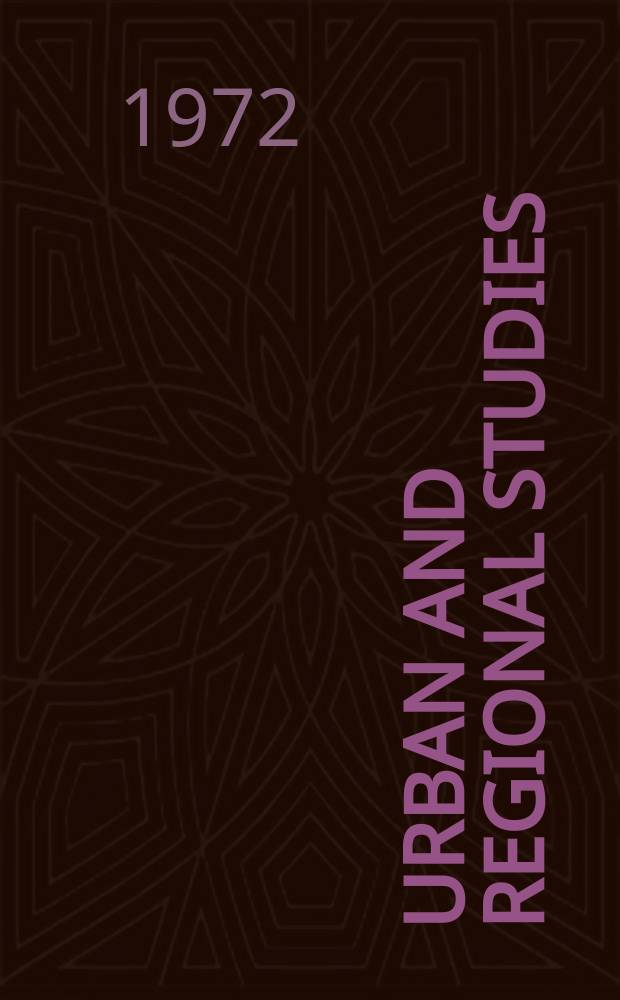Urban and regional studies