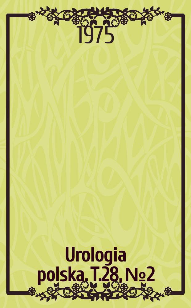Urologia polska. T.28, №2