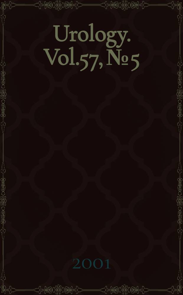 Urology. Vol.57, №5