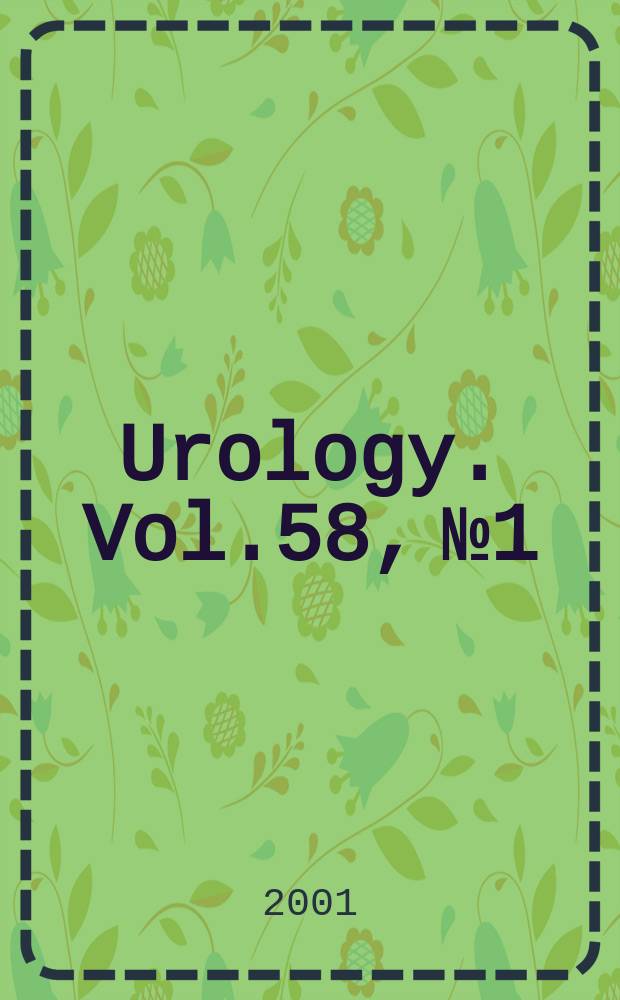 Urology. Vol.58, №1