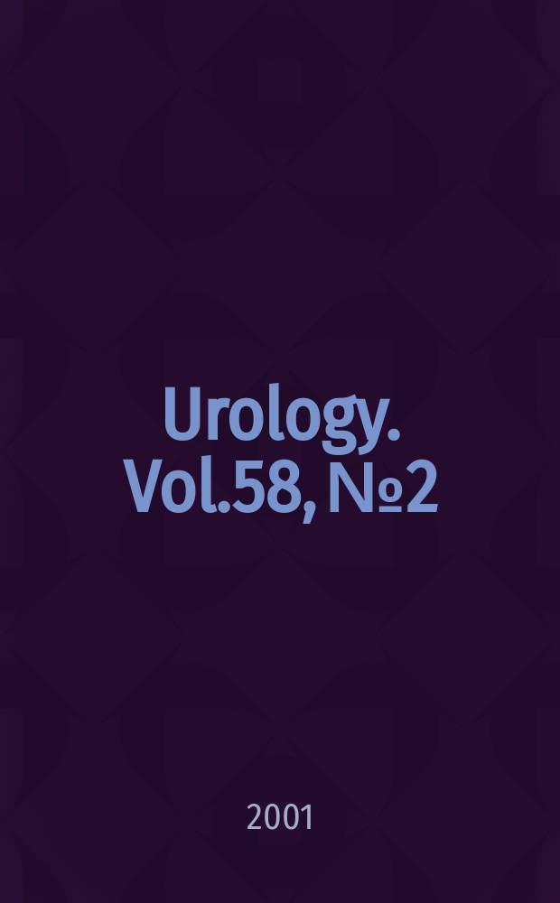 Urology. Vol.58, №2