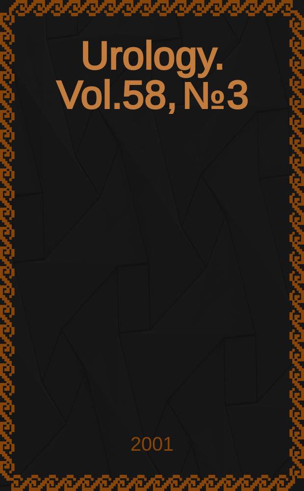Urology. Vol.58, №3