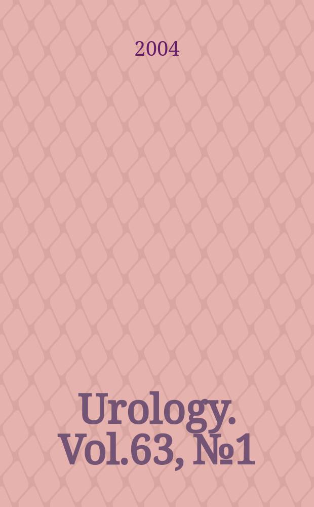 Urology. Vol.63, №1