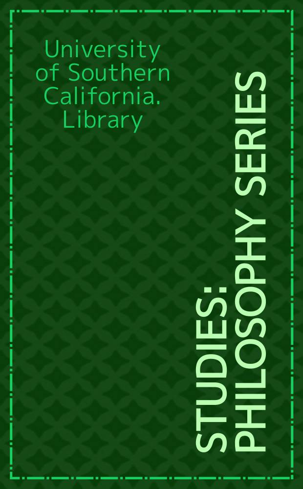Studies : Philosophy series