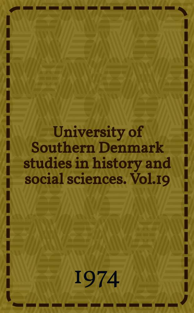 University of Southern Denmark studies in history and social sciences. Vol.19 : Plattysk i Sønderjylland