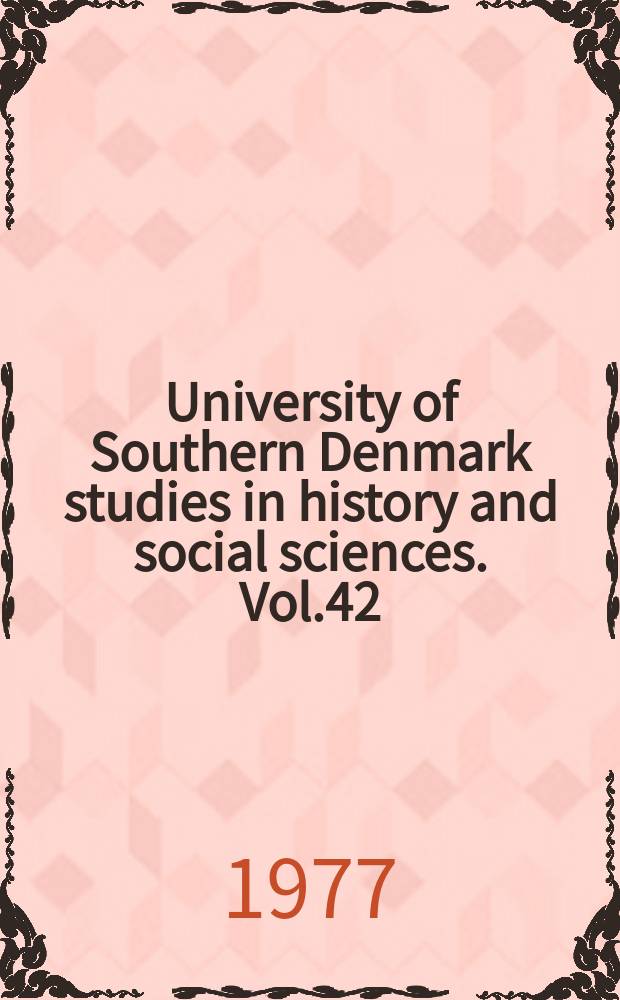 University of Southern Denmark studies in history and social sciences. Vol.42 : Det illegale Frit Danmark...