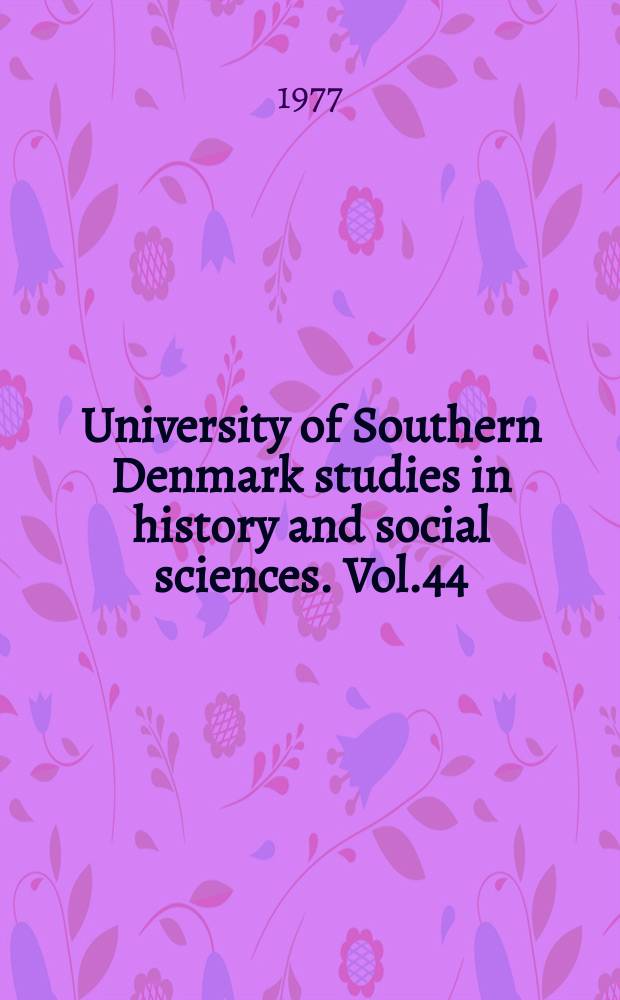 University of Southern Denmark studies in history and social sciences. Vol.44 : Die Jesuiten in Dorpat 1583 - 1625
