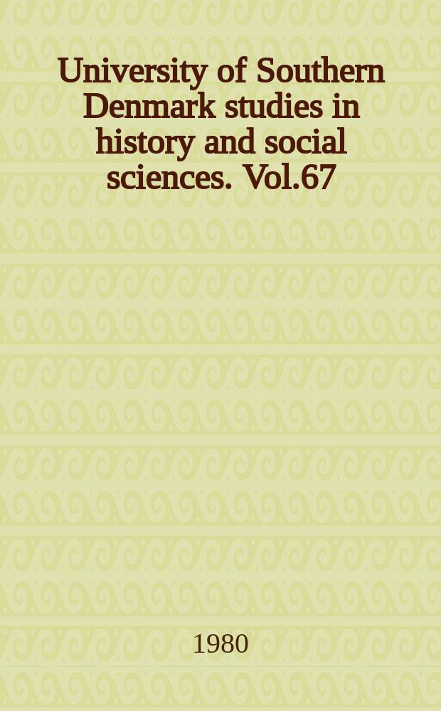 University of Southern Denmark studies in history and social sciences. Vol.67 : Rigsråd adel og administration 1570 - 1648