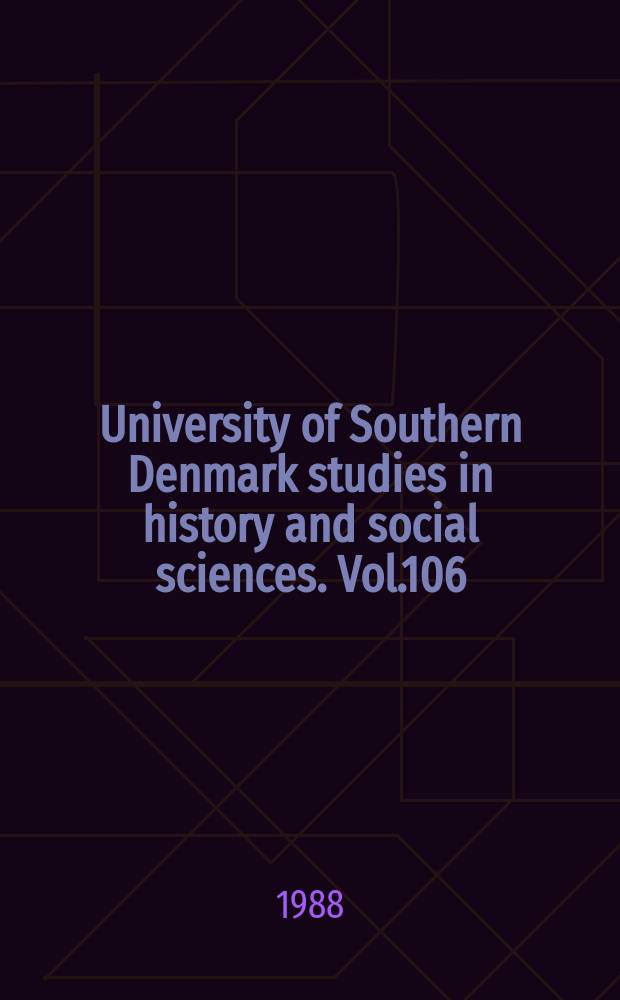 University of Southern Denmark studies in history and social sciences. Vol.106 : Per Arduz ad Astra