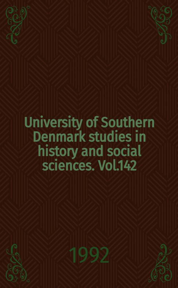 University of Southern Denmark studies in history and social sciences. Vol.142 : Mads lange fra Bali og hans efterslægt Sultanerne...