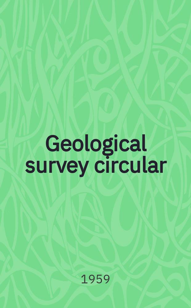 Geological survey circular