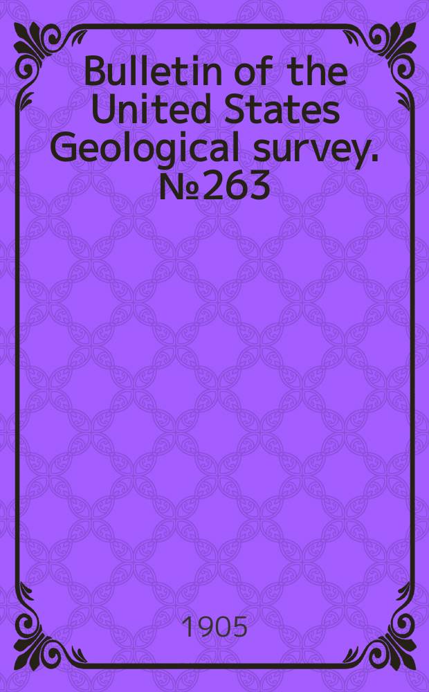 Bulletin of the United States Geological survey. №263 : Methods and costs of gravel and placer mining in Alaska