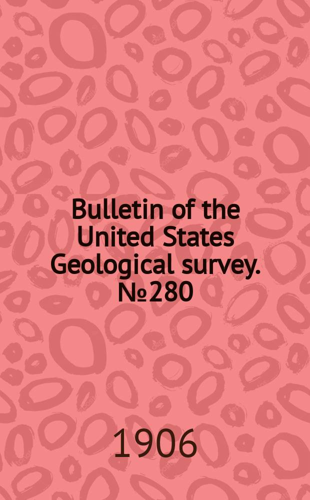Bulletin of the United States Geological survey. №280 : The Rampart gold placer region Alaska