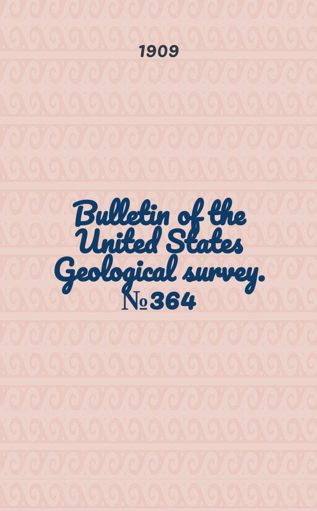 Bulletin of the United States Geological survey. №364 : Geology and mineral resources of the Laramie Basin, Wyoming