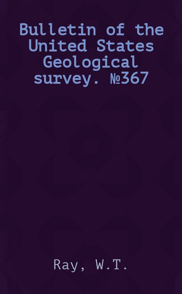 Bulletin of the United States Geological survey. №367 : The significance of drafts in stream-boiler practice